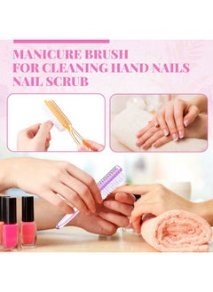 Patelai 24 Pcs Handle Grip Nail Brush Colorful Nail Scrubber Cleaner Fingernail Brushes Hand Toes Scrub Cleaning Brushes Pedicure Scrubbing Tool for Men and Women, Multicolor Brush  - Image 3