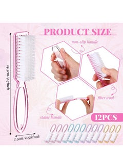 Patelai 24 Pcs Handle Grip Nail Brush Colorful Nail Scrubber Cleaner Fingernail Brushes Hand Toes Scrub Cleaning Brushes Pedicure Scrubbing Tool for Men and Women, Multicolor Brush  - Image 4