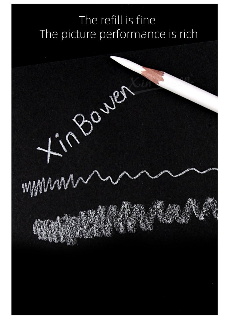 مجموعة أقلام رسم مكونة من 35 قطعة، مجموعة رسم محمولة مع صندوق تخزين، أعواد جرافيت، قلم فحم، سكين حرفي، مناسبة للرسم التفصيلي والتظليل - Image 4