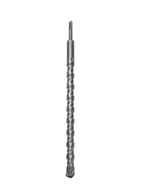 Hammer Drill Bit - SDS Rotary Bit for Concrete, Masonry, Stone, Metal, Wood PVC Fiberglass - Crosshead Twin Spiral Design for Fast Dust Removal - Durable for Professional, DIY Use