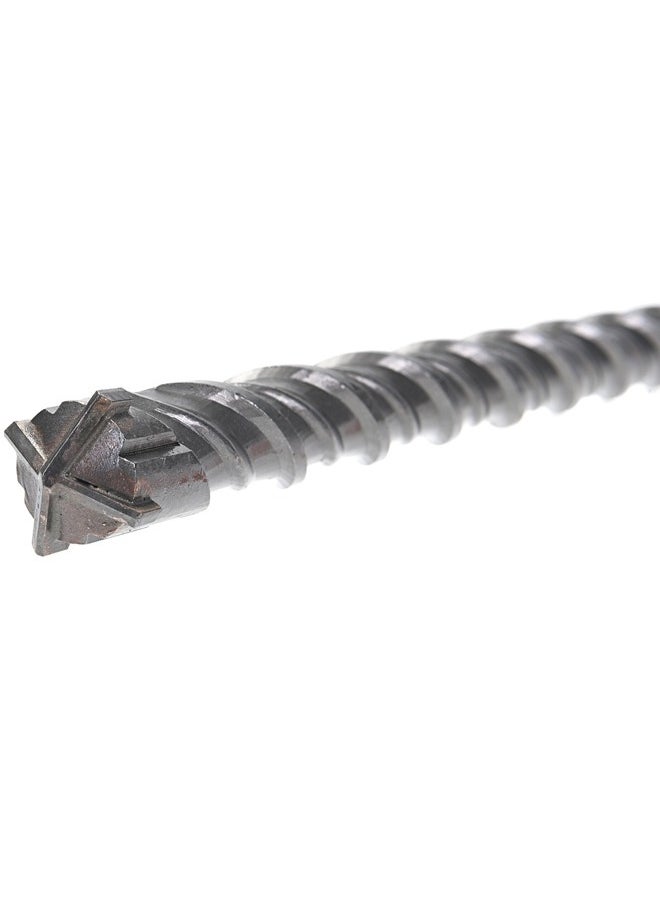 Hammer Drill Bit - SDS Rotary Bit for Concrete, Masonry, Stone, Metal, Wood PVC Fiberglass - Crosshead Twin Spiral Design for Fast Dust Removal - Durable for Professional, DIY Use