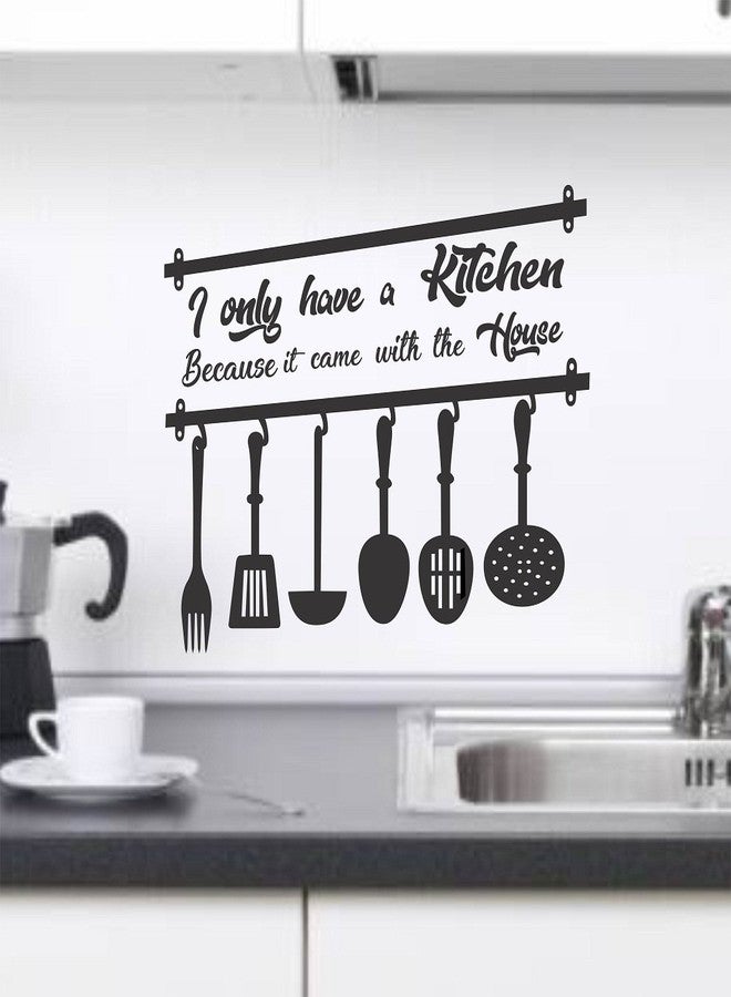 Wallstick Kitchen Tools wallstickers (Vinyl 60 cm x 50 cm) - Image 1
