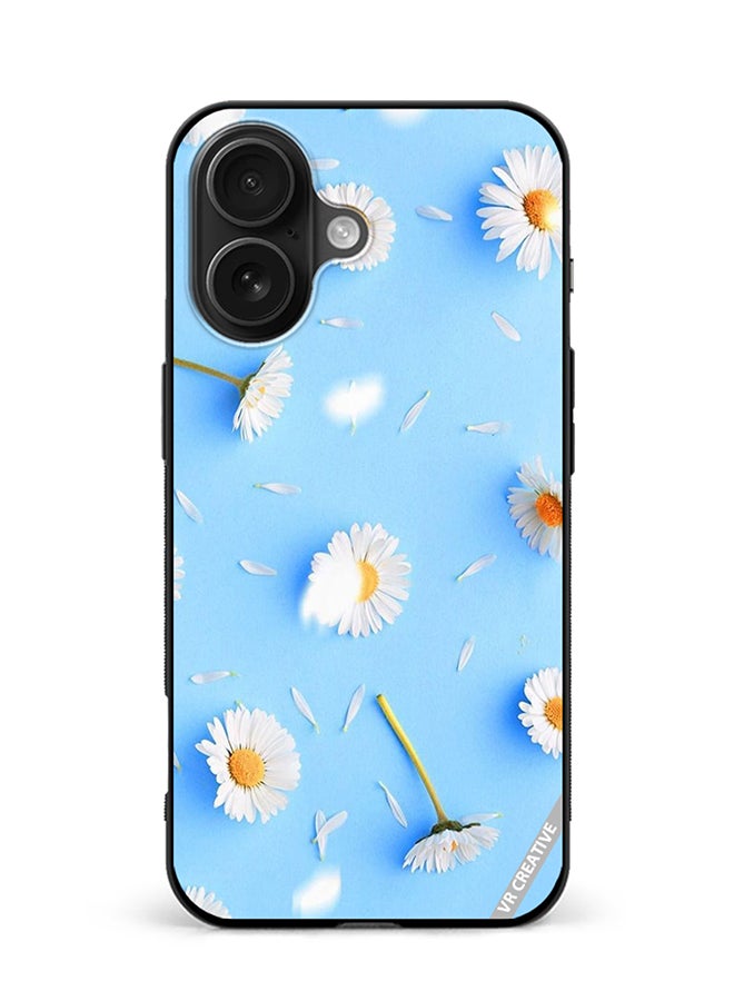 Protective Case Cover For Apple iPhone 16 Plus Flower Design Multicolour