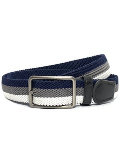 Classic Milano Classic Milano® Braided Canvas Woven Elastic Stretch Belt for Men/Women/Junior with Multicolored Belt men Enclosed in an Elegant Gift Box by Milano Leather  - Image 2