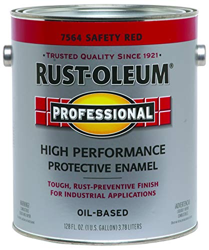 RUST-OLEUM 7564-402 Gallon Red Enamel Paint, 1 Gallon (Pack of 1) - Image 5
