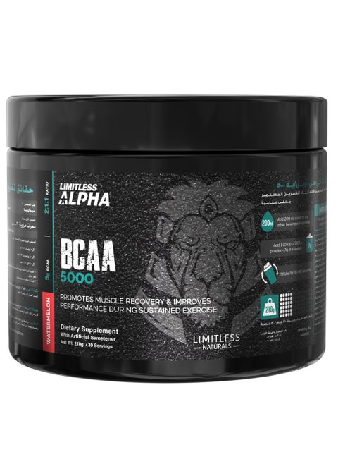 Limitless Alpha BCAA 5000 – 30 Servings (Watermelon)
