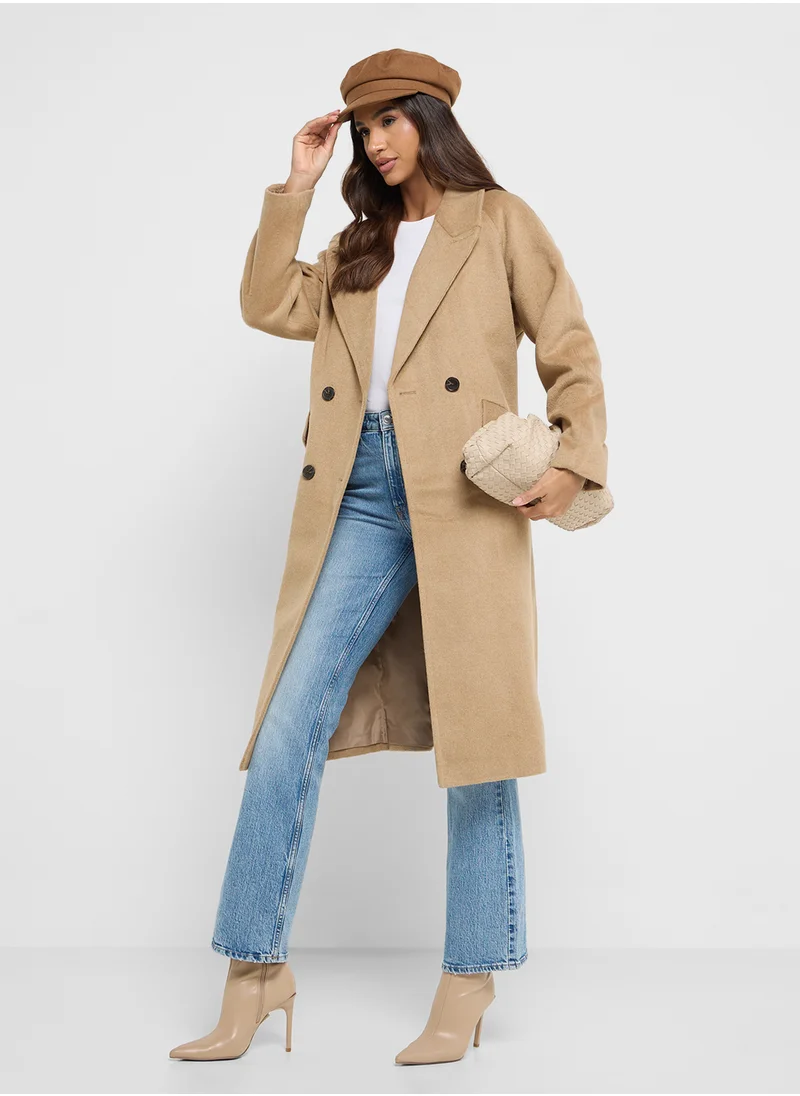 VERO MODA Button Pocket Detail Coat