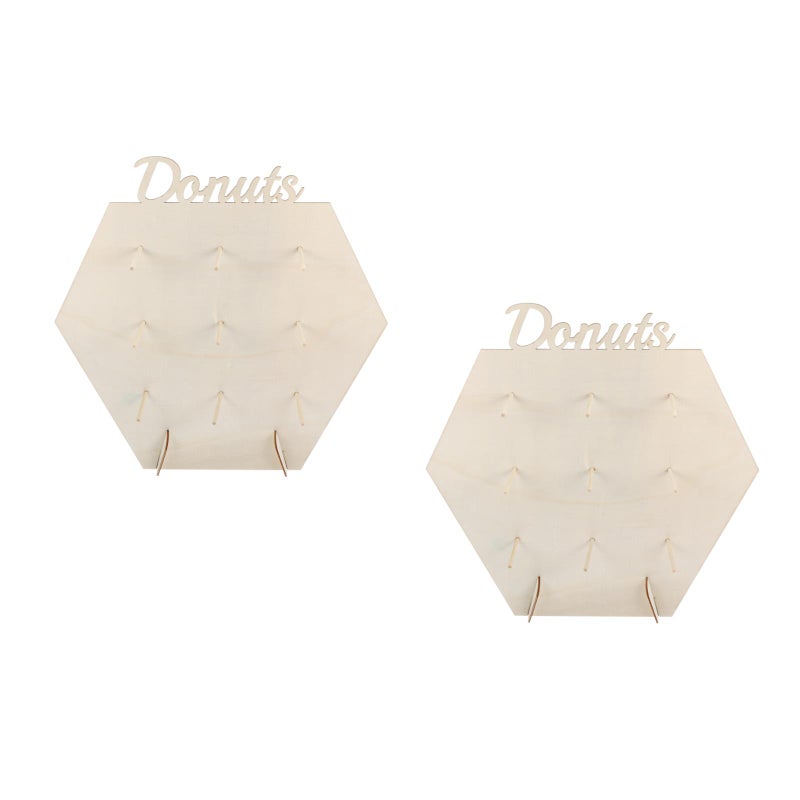 4 Sets Donuts Storage Stands Cake Shop Bakery Donut Storage Stands - Image 1