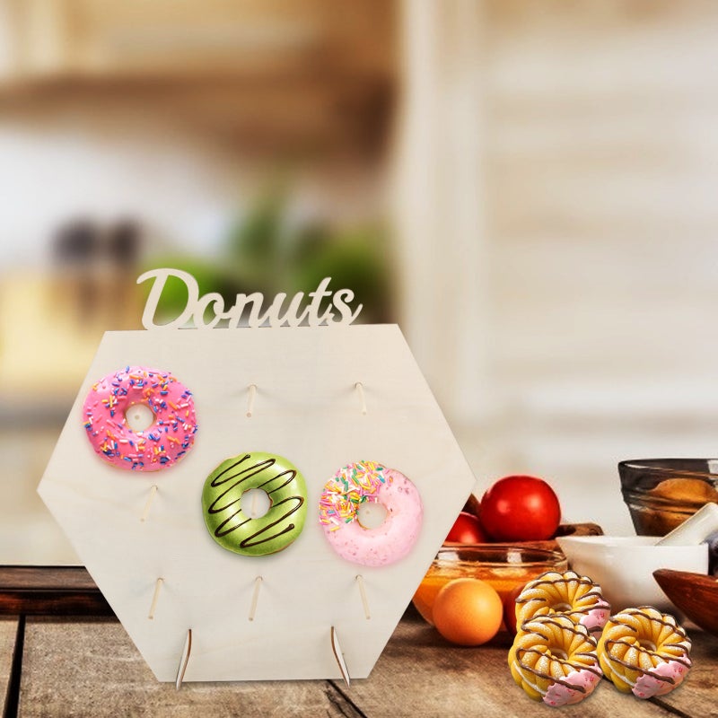 4 Sets Donuts Storage Stands Cake Shop Bakery Donut Storage Stands - Image 5