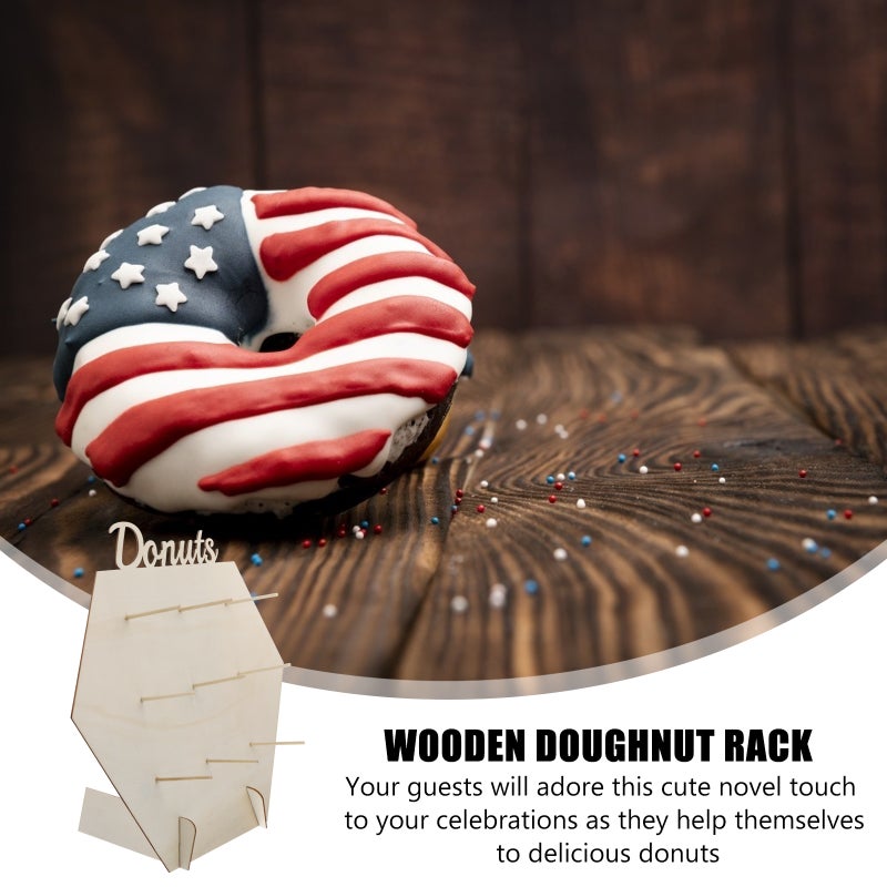 4 Sets Donuts Storage Stands Cake Shop Bakery Donut Storage Stands - Image 2