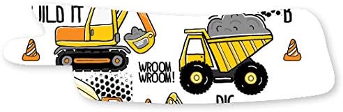 Nasogastric or Oxygen Tube precut Adhesive Tape Construction Theme x 10 Pack. (Mix Pack)