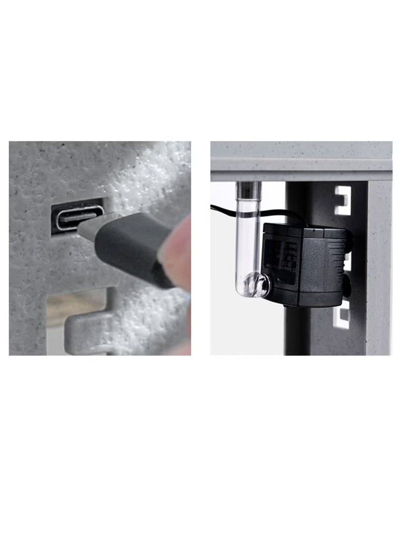 GMORO Aquarium Fish Tank Mini with Planting - Image 5