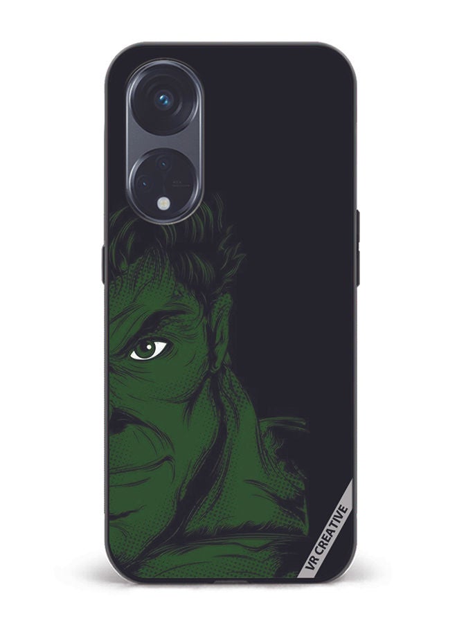 VR CREATIVE Protective Case Cover For Oppo Reno8 T 5G Hulk Design Multicolour - Image 1