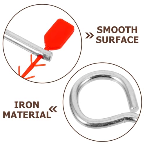 DOITOOL Fire Extinguisher Pull Pins Replacement Lock Pins Safety Seal Set for Office Public Use Fire Equipment Accessories 10-Pack 2.20X0.78X0.11In - Image 5