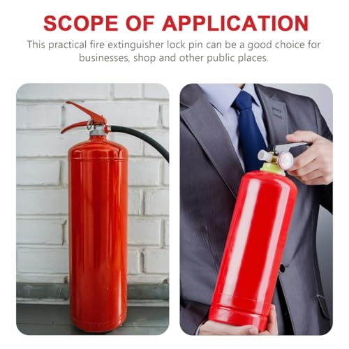 DOITOOL Fire Extinguisher Pull Pins Replacement Lock Pins Safety Seal Set for Office Public Use Fire Equipment Accessories 10-Pack 2.20X0.78X0.11In - Image 2