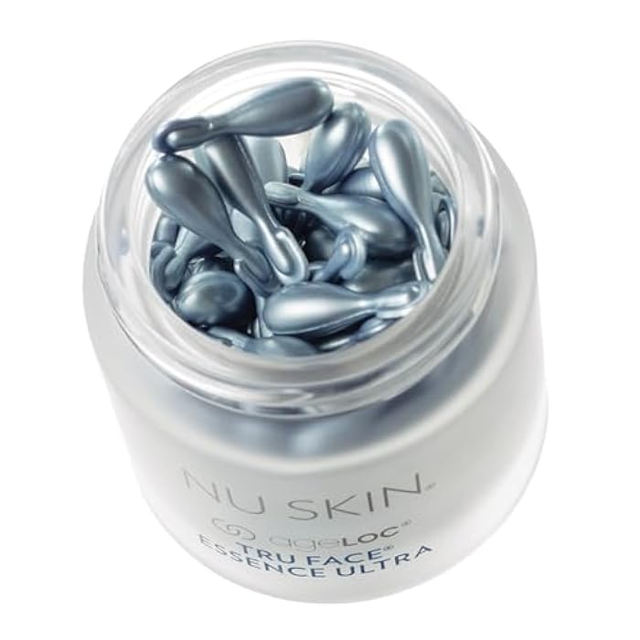 Nu Skin ageLOC Tru Face Essence Ultra | Skincare Serum to Support Contoured & Youthful Appearance | 60 Convenient Capsules for Instant Firming, Skin Tightening & Contour Enhancement - Image 2