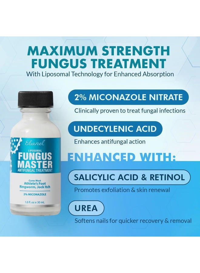 Ebanel Athletes Foot Treatment Extra Strength, Antifungal Cream for Foot Fungus, with Miconazole, Undecylenic Acid & Tea Tree Oil, Fast Itch Relief, Treats fungal Infection Leading to toenail Fungus - Image 4