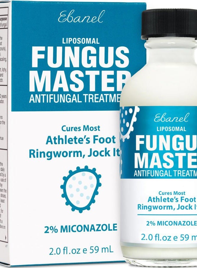 Ebanel Athletes Foot Treatment Extra Strength, Antifungal Cream for Foot Fungus, with Miconazole, Undecylenic Acid & Tea Tree Oil, Fast Itch Relief, Treats fungal Infection Leading to toenail Fungus - Image 1