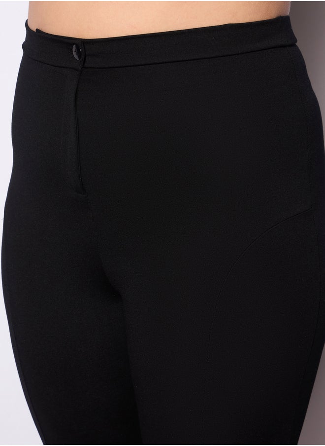 SASSAFRAS Plus Size Mid Rise Regular Fit Pants  - Image 4