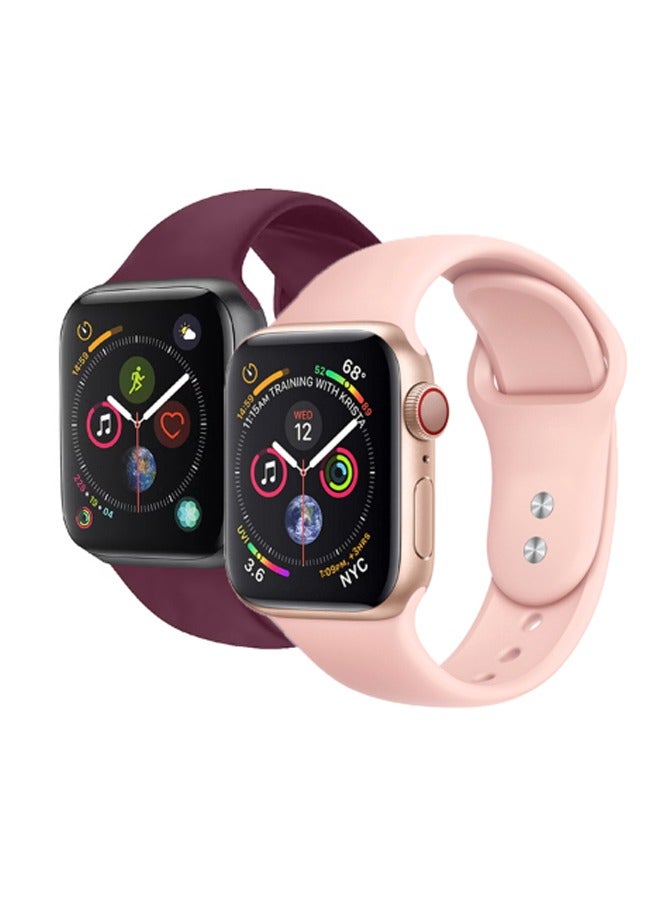 بولوز 2 حزام سيليكون بديل لساعة  WatchApple Watch 38/40/41/42mm - Image 1