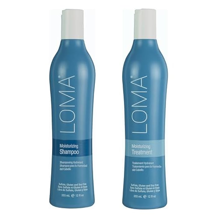 Loma Hair Care Moisturizing Shampoo & Treatment Duo - Image 1