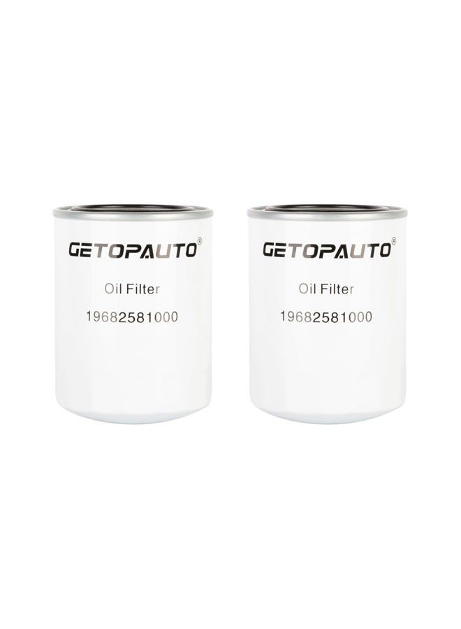 GETOPAUTO 2PCS 19682581000 Hydraulic Filter Compatible with Mahindra MAX 22 HST,MAX 24 HST,MAX 25 HST,MAX 26 HST,MAX 28 HST,1815 HST,2015 HST,2415 HST,2615 HST, 2815 HST,1816 HST,2216 HST(set of 2) - Image 1