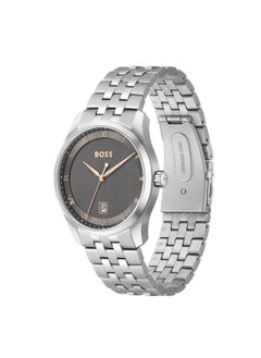 HUGO BOSS Round Analog Men's Grey Case Wrist Watch - 1514116  - Image 2