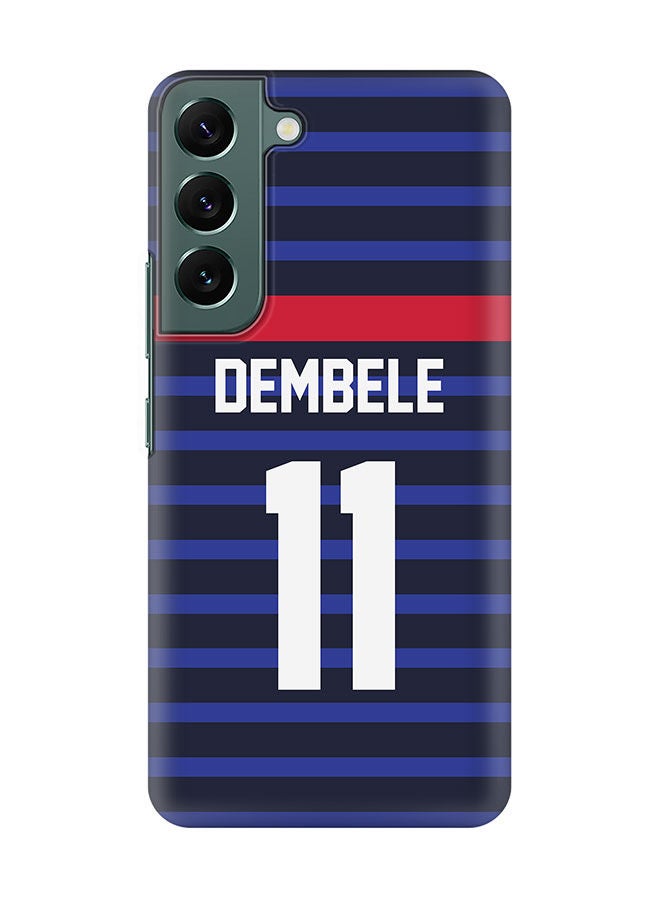 Stylizedd Slim Cover for Samsung Galaxy S22 Plus 5G Case Snap Classic Series Mobile Cover Hard PC Shield Matte Finish Print -France-Player-Dembele - Image 1