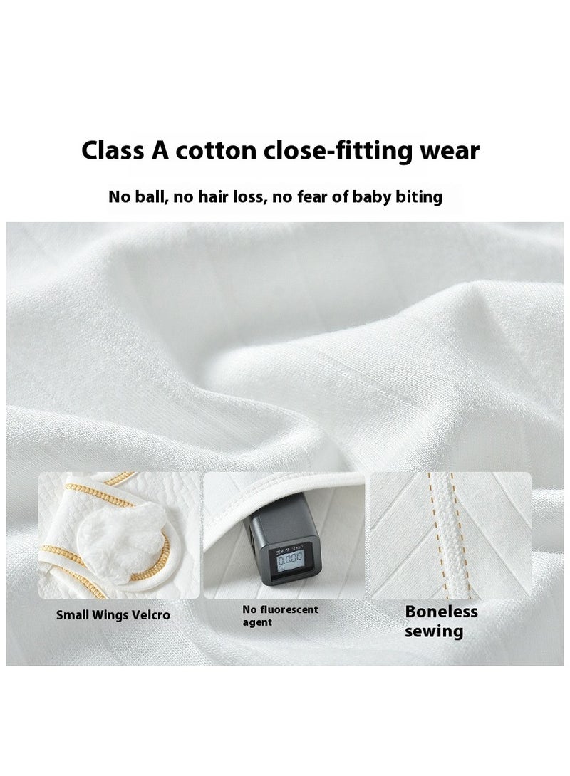 NNEWVANTE مجموعة هدايا مميزة للمولود الجديد 22 قطعة، مجموعة ملابس غير محددة الجنس مع بدلات، وأجسام، وجوارب، ومآزر، وقبعة، وبطانية، أساسيات 100% قطن للأولاد والبنات، هدايا حفلات استقبال المواليد - Image 4