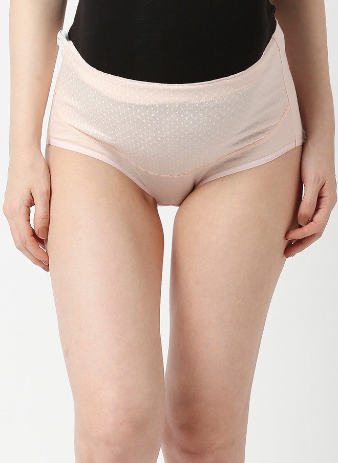 Red Rose RedRose Pack of 3 Mid-Rise Cotton Maternity Briefs in Yellow, Blue, and Pink - Image 3