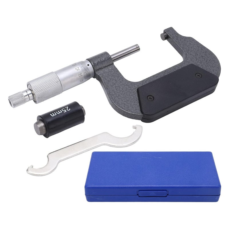 Portable Micrometer Caliper Thickness with Alloy Outer Layer for Accurate Measurement, Carrying Mechanical Structure Micrometer Measuring Tool, Wide Application and Intuitive Rea (Ylwxzenith8CRk-12) - Image 1