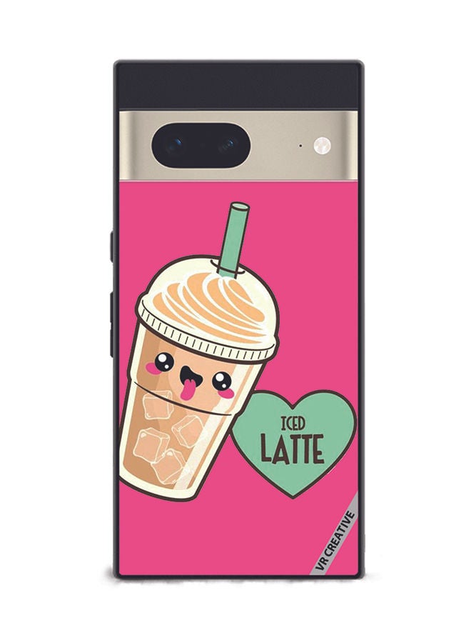VR CREATIVE Protective Case Cover For Google Pixel 7 Iced Tea Design Multicolour - Image 1