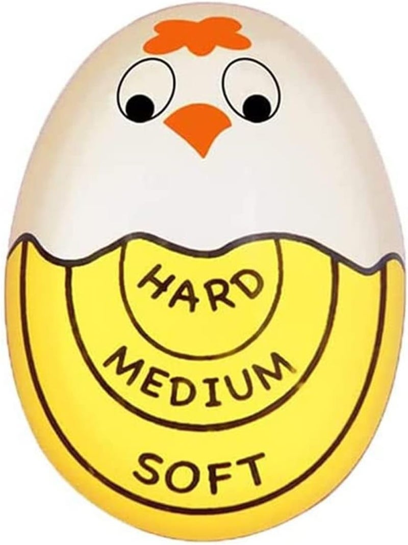 Cooked Egg Timer Delicious Raw and Ripe Egg Observer Yellow (Temperature Sensitive Color Change) - Image 5