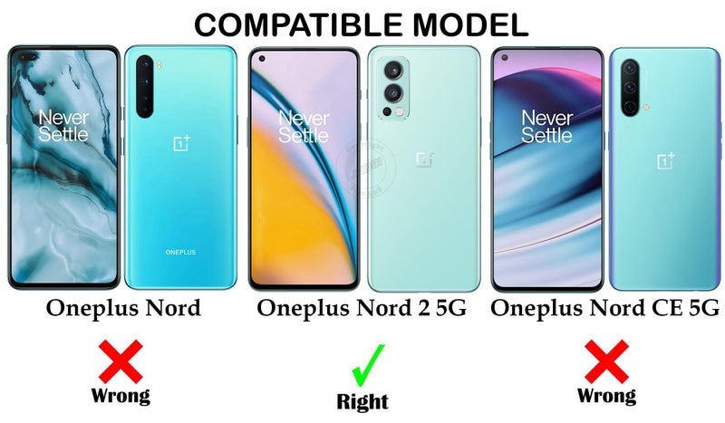 Jkobi غطاء خلفي شفاف مضاد للأصفر مدى الحياة من جيكوبي لهاتف OnePlus Nord 2 5G (كريستال صلب أنيق | مقاوم للصدمات وحماية للكاميرا) - Image 4