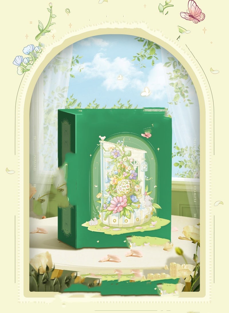 Assembling Toys, Building Blocks, Flower Bouquets, Assembling Hand-Held Flowers - Image 3