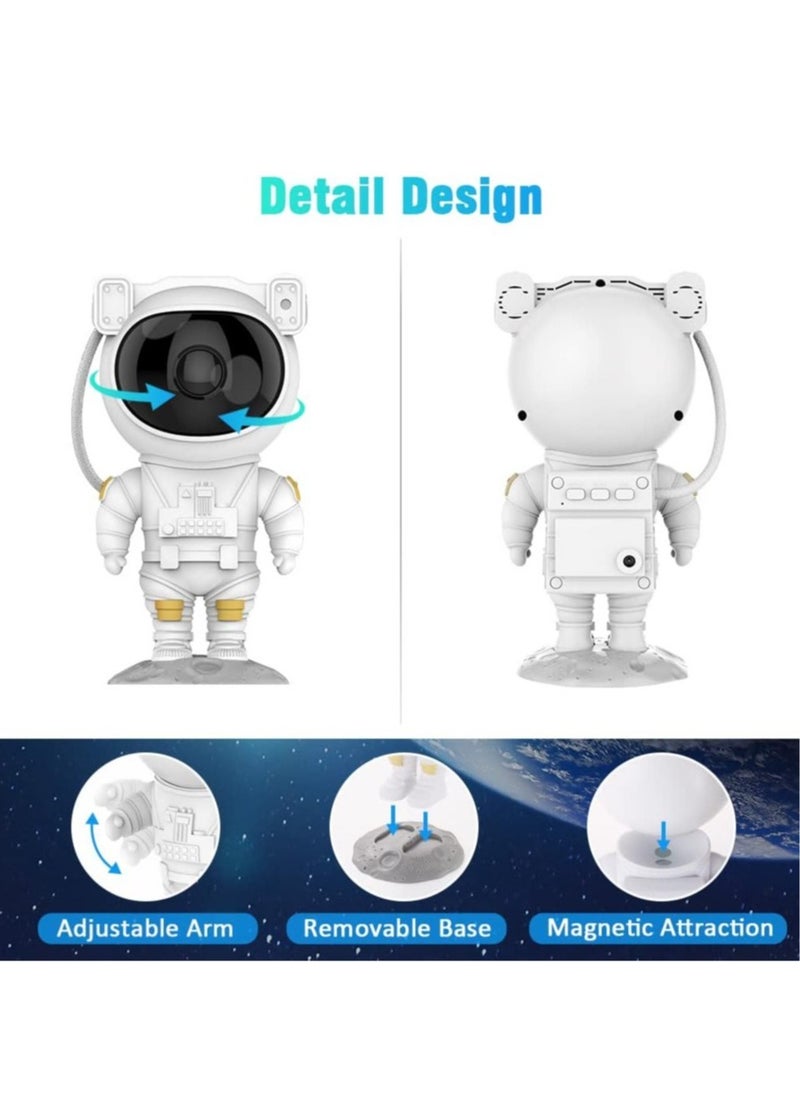 ELTRAZONE Kids Star Projector Night Light Ksera Astronaut LED Projection Lamp for Bedroom, Starry Night Light Projector with Timer, Remote Control and 360°Adjustable Head Angle,Right Galaxy Projector  - Image 4