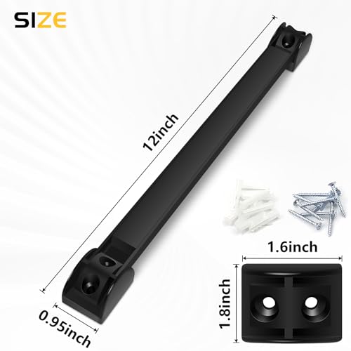 DGSL Magnetic Tool Holder Strip 4 Pack, 12 In Heavy Duty Tool Organizer Magnetic Strip, Tool Magnet Bar For Garage Tool Organization - Image 2