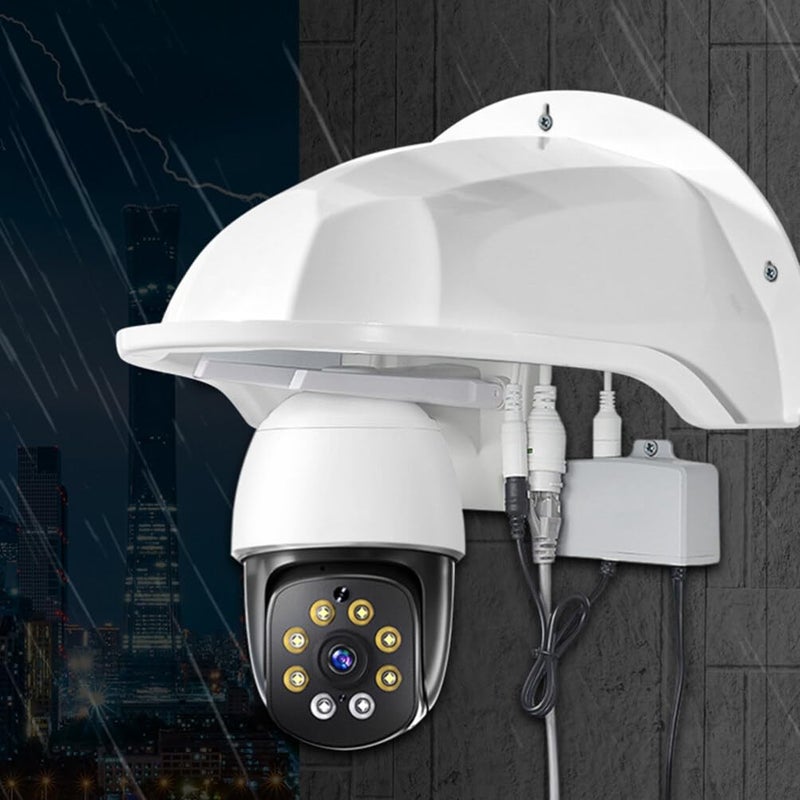 HOMSFOU Universal Sun Rain Shade Camera Cover Shield Outdoor Security Survielance Camera Shield Protector Protective Roof for Nest/Ring/ /Dome/Bullet Outdoor Camera - Image 4