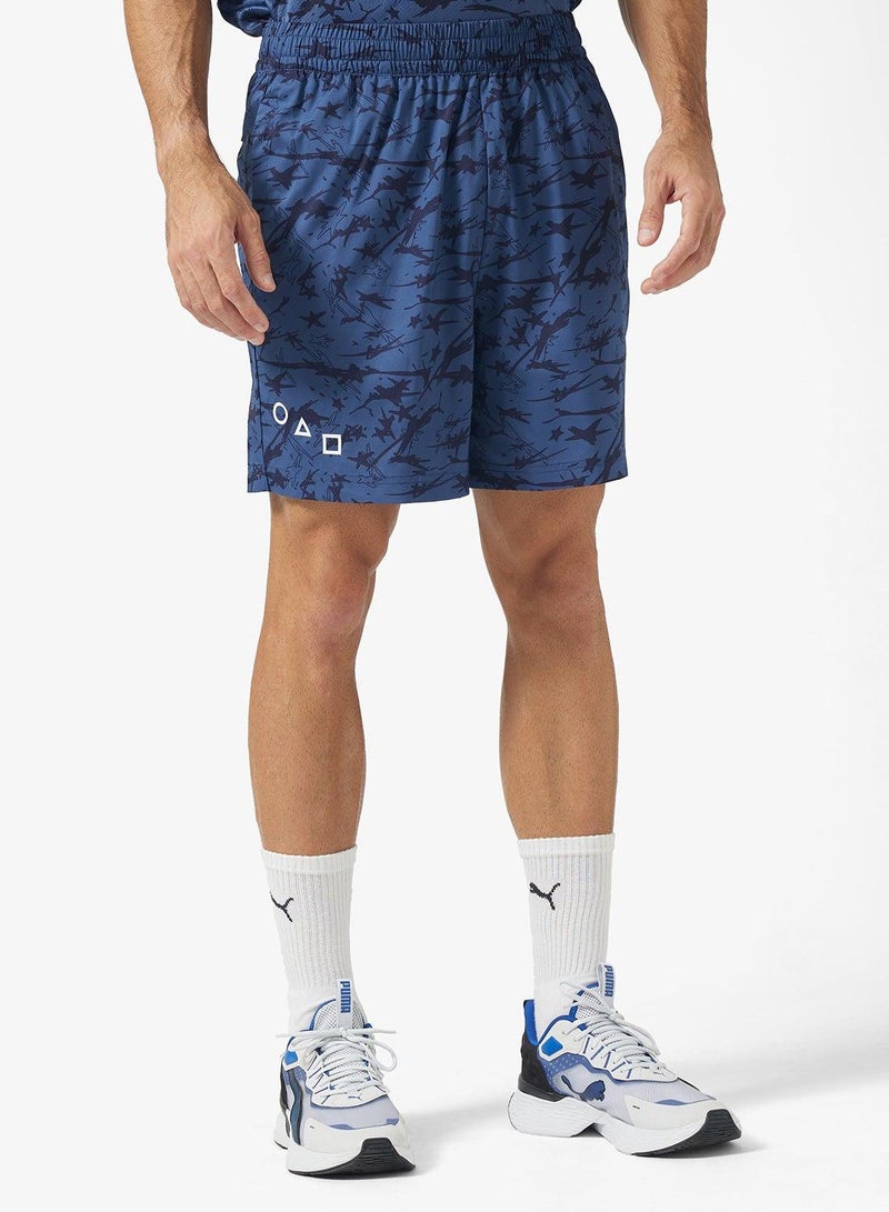 PUMA 6" X Squid Game Aop Woven Shorts - Image 1