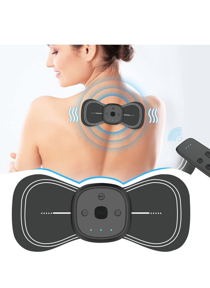 Excefore Electric Massagers, TENS Unit Muscle Stimulator, Wireless Pain Relief, Portable Electro Pulse Impulse Mini Massager Machine for Lower Back and Neck  - Image 1