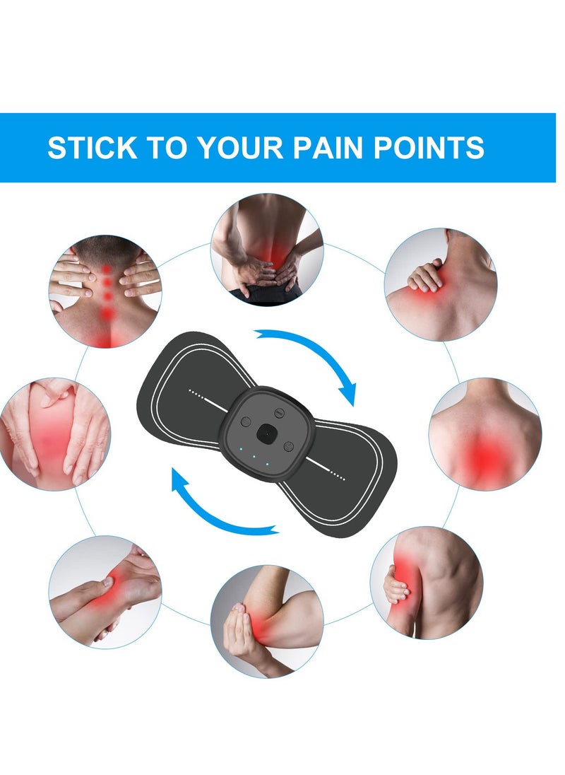 Excefore Electric Massagers, TENS Unit Muscle Stimulator, Wireless Pain Relief, Portable Electro Pulse Impulse Mini Massager Machine for Lower Back and Neck  - Image 3
