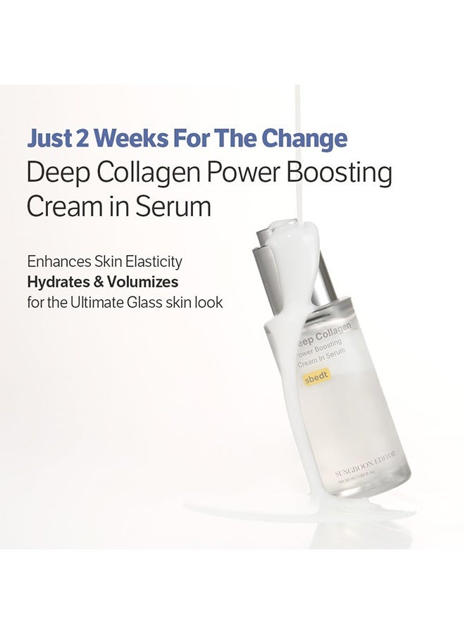 SUNGBOON EDITOR Deep Collagen Anti-Wrinkle Cream In Serum | Volufiline + Collagen + Niacinamide | Firming, Wrinkle Care, Skin Elasticity | Stocking Stuffers for Women 30ml - Image 2