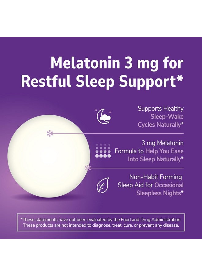 21st Century أقراص الميلاتونين 3 ملغ من القرن الحادي والعشرين، 90 حبة - Image 2