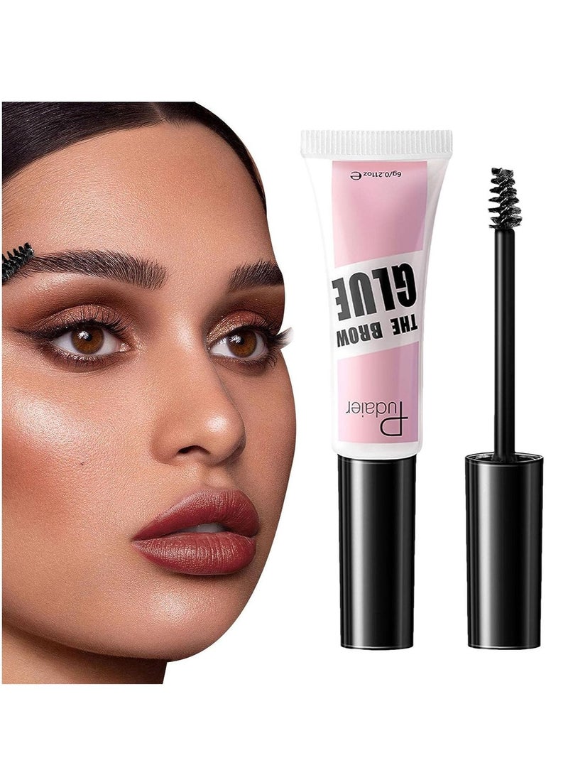 pudaier Eyebrow Glue Brow Fix Gel Clear Eyebrow Lift Glue Brow Lifting Instant Brow Styling Waterproof Quick Drying Brow Lift Gel Makeup Non-glossy Eyebrow Styling Brow Lamination Glue - Image 1
