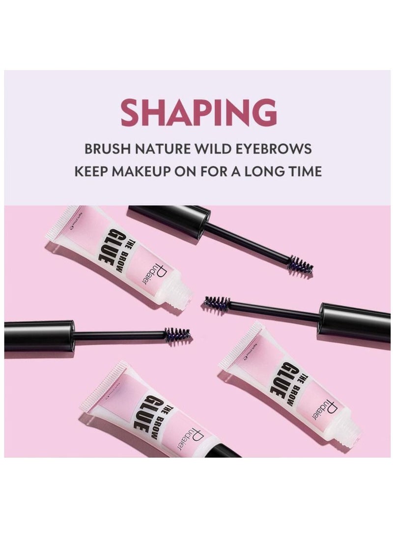 pudaier Eyebrow Glue Brow Fix Gel Clear Eyebrow Lift Glue Brow Lifting Instant Brow Styling Waterproof Quick Drying Brow Lift Gel Makeup Non-glossy Eyebrow Styling Brow Lamination Glue - Image 4