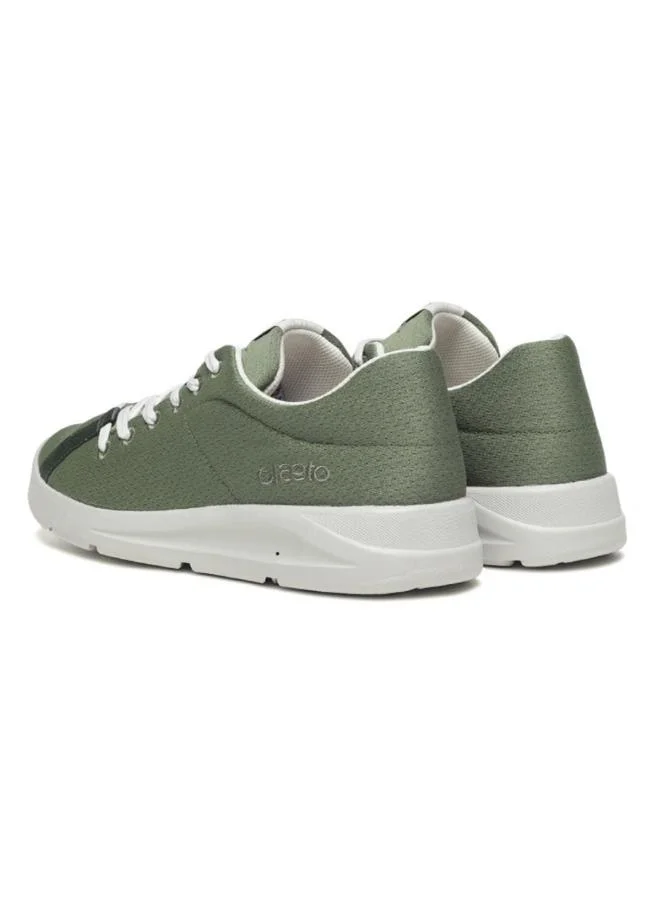 PLAETO Mens Olive Casual Sneakers - Everyday Comfort Shoes
