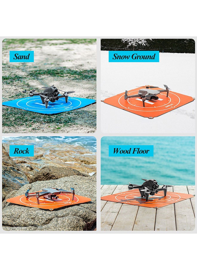 STARTRC - 50cm/20inch Universal Drone Landing Pad Foldable Double-side Waterproof Helipad Replacement for DJI Mavic Mini/ Mini2/ Air 2S/ Air 2/ Mavic 2 Pro/ FPV - Image 1