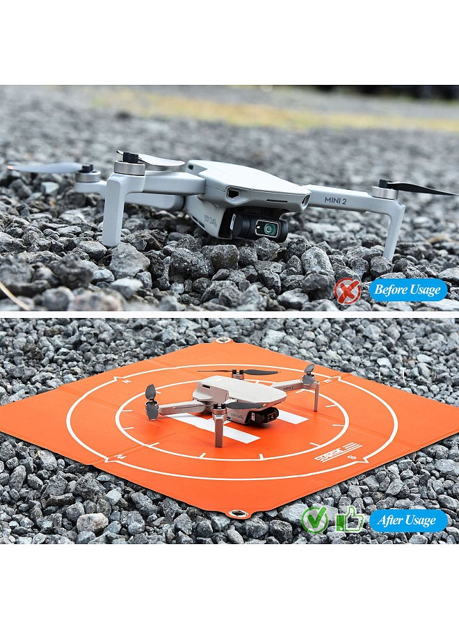 STARTRC - 50cm/20inch Universal Drone Landing Pad Foldable Double-side Waterproof Helipad Replacement for DJI Mavic Mini/ Mini2/ Air 2S/ Air 2/ Mavic 2 Pro/ FPV - Image 1