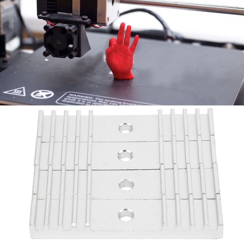4Pcs Timing Belt Fixing Tooth Aluminum Alloy Oxidation Treatment 3D Printer Part 15 x 70mm - Image 3