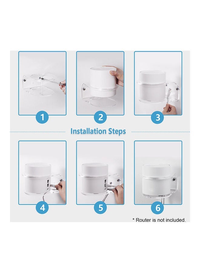 NIBEMINENT Wall Mount For WiFi System White/Black - Image 3